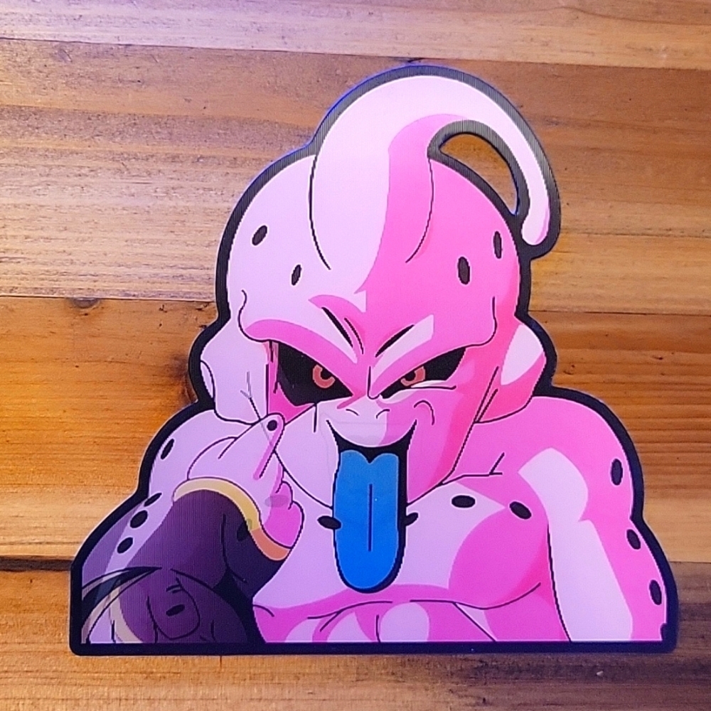 Dragon Ball Z ‘Majin Buu’ Vinyl Car 3D Motion Sticker